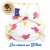 Cloth diaper 1-size (velcro)- Ice cream on white BRZ57