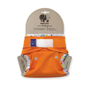 Svrchní kalhotky novorozenecké  - Orange and Foxes NB-PUL-066