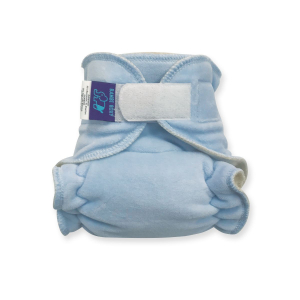Novorozenecká kalhotková  - Blue on Velour 2-NOH-066